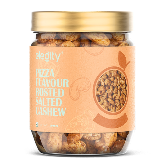 Elegity Pizza Flavour Roasted Salted Cashew - 250gm