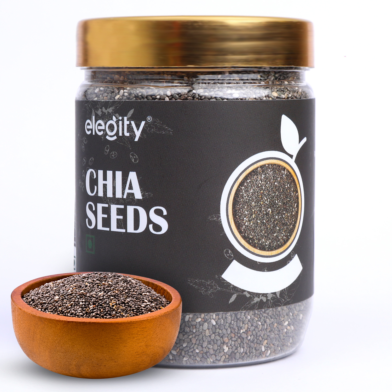 Healthy chia seeds for salads