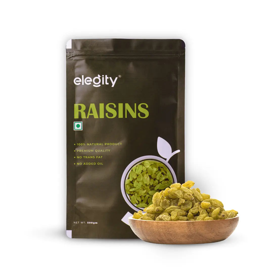 Premium quality green raisins from Elegity